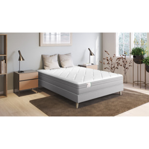 Matelas L'ADORABLE , ressort ensachés, ferme, H23