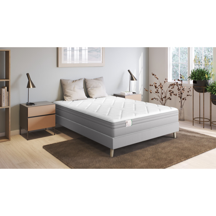 Matelas L'ADORABLE , ressort ensachés, ferme, H23