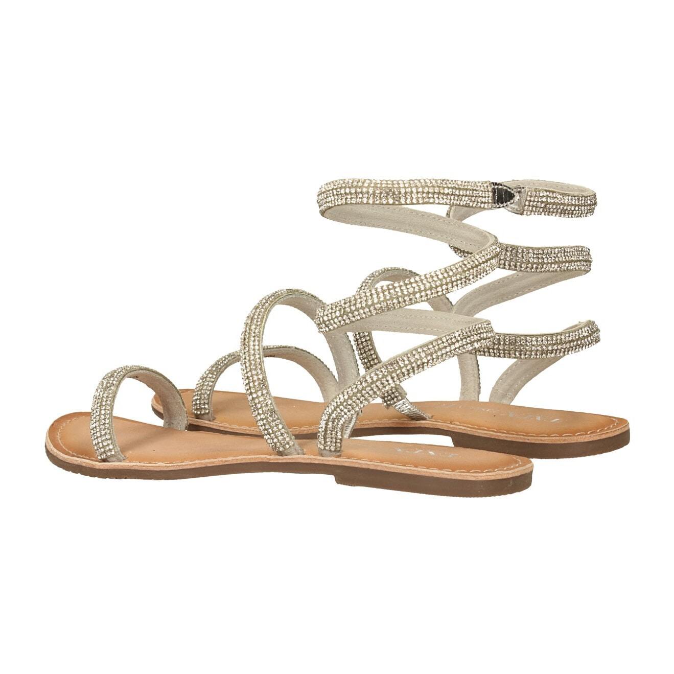 Sandali Donna Tata Italia Argentato