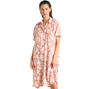 Abito camicia donna estivo in viscosa articolo flowery. Noidinotte