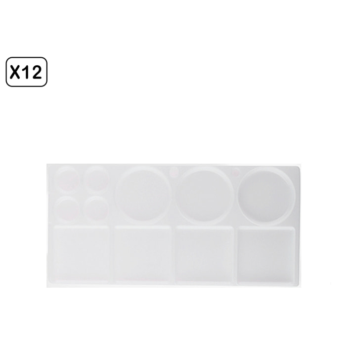 Pack 12 Uds. PALETA RECTANGULAR 31 x 15 cm