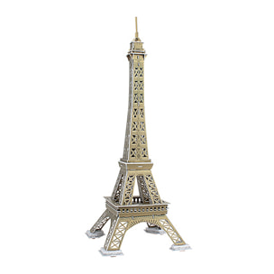 Puzle 3D de cartón de la Torre Eiffel en París. 51 piezas.
