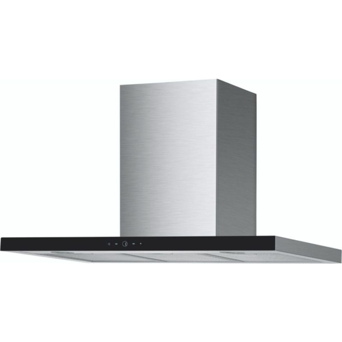 Hotte décorative murale FABER TSPG 900 INOX/VERRE NOIR