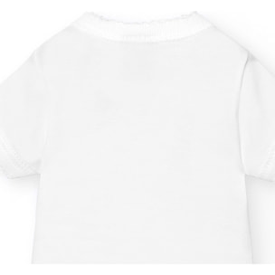 Body cruzado bebé manga corta algodón