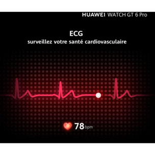 Montre connectée HUAWEI Pack Watch GT6 Pro 46mm Noir+FreeBuds6I Blanc