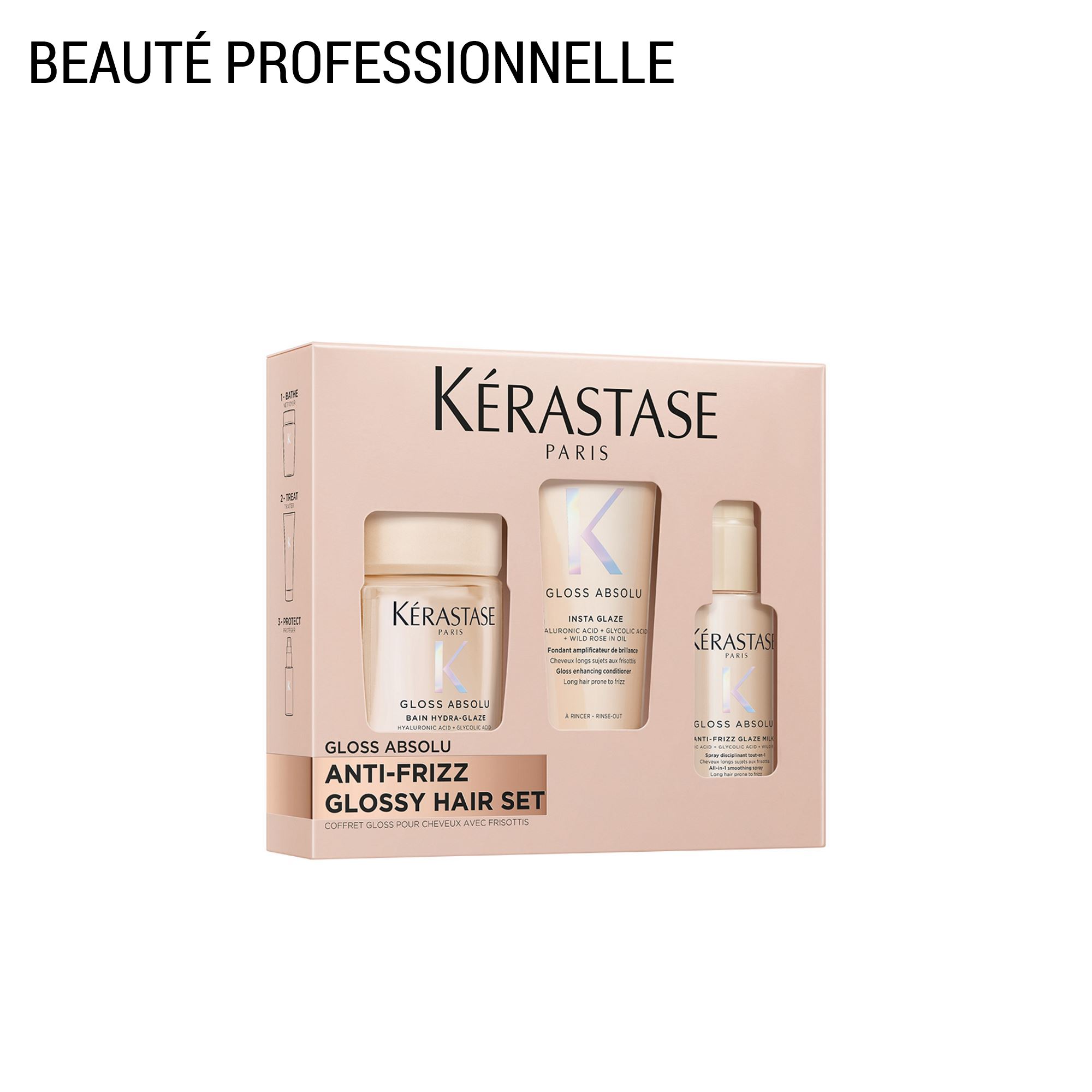 Gloss Absolu - Coffret Bain Hydra-Glaze 80 ml + 2 Produits