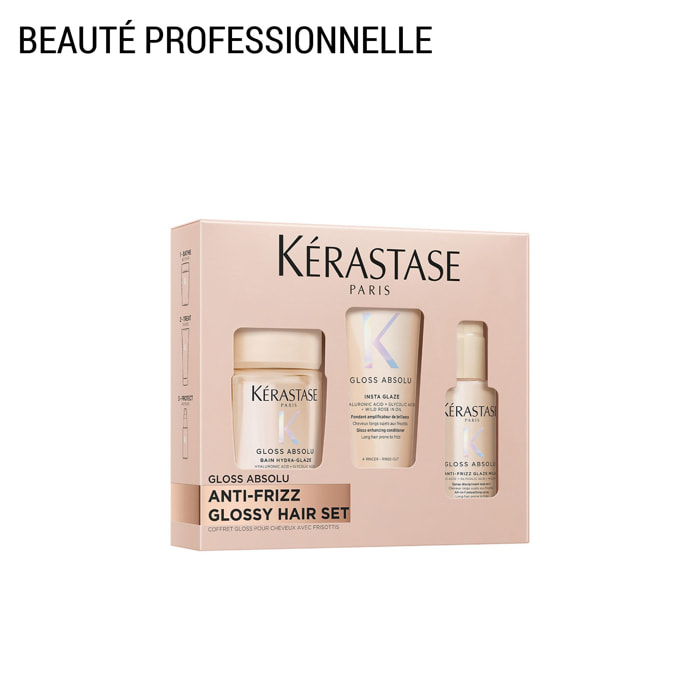 Gloss Absolu - Coffret Bain Hydra-Glaze 80 ml + 2 Produits