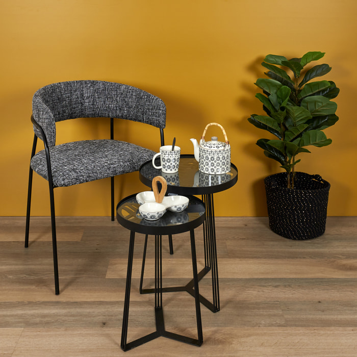 Table Gigogne Wild Noir X2