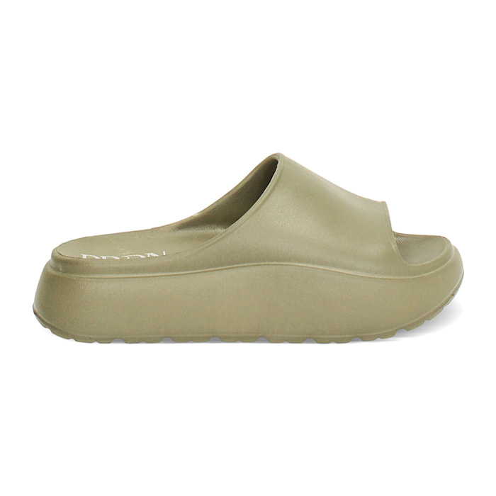 Sandali mare donna militari in PVC