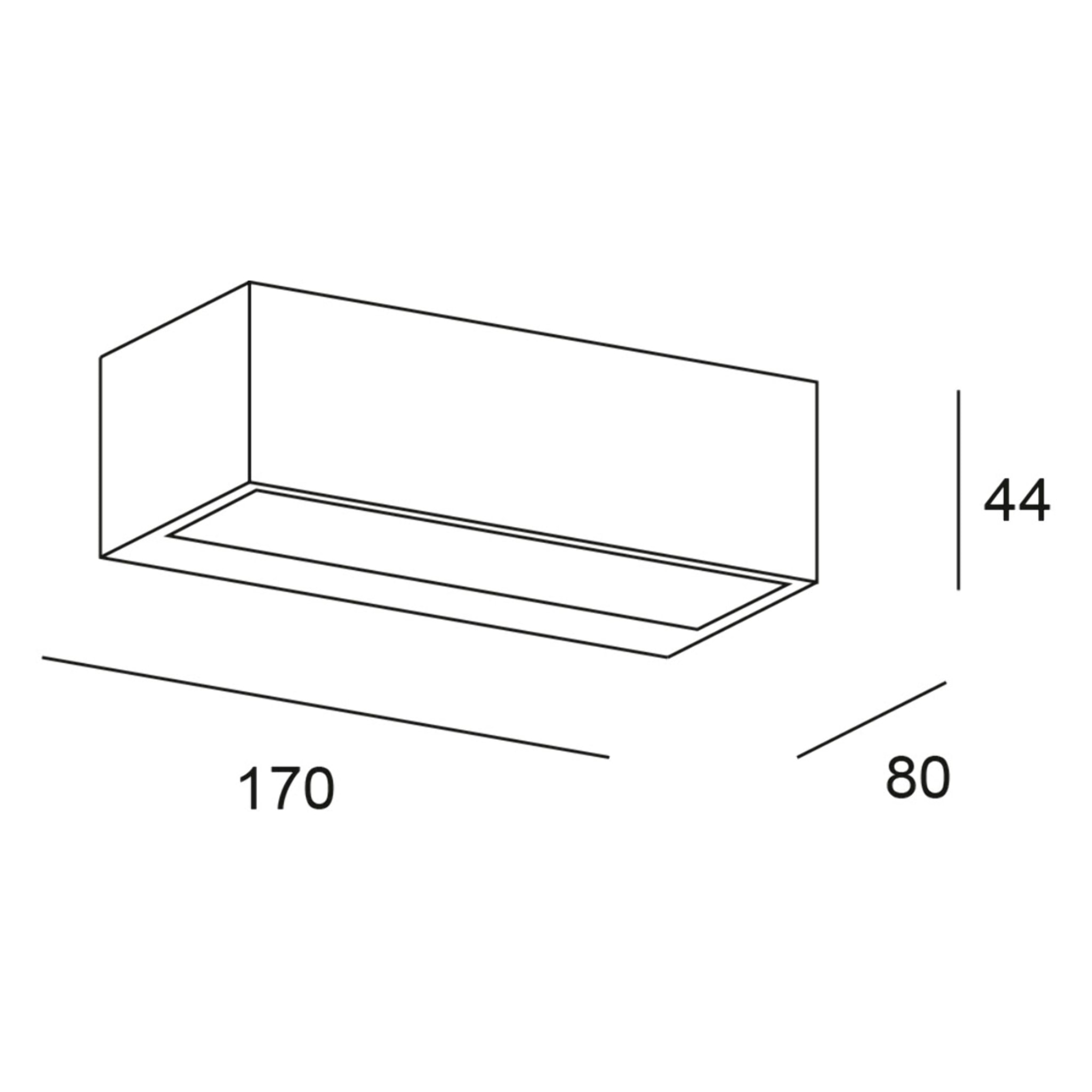 Forlight Ara aplique exterior rectancular con luz led blanco neutro 4000K