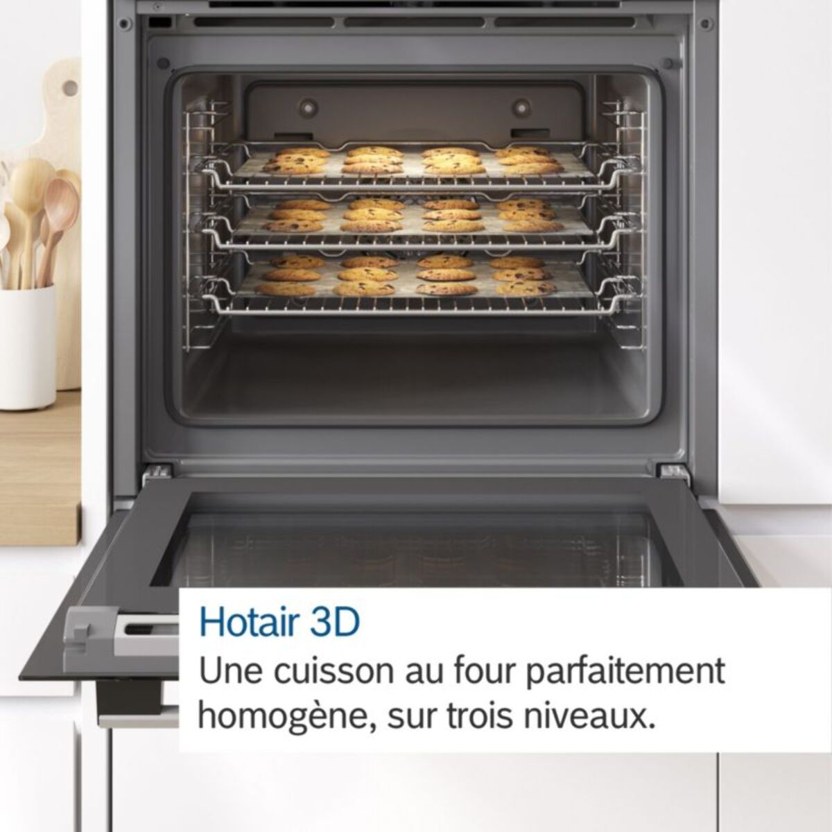 Four encastrable BOSCH HBF133BR0 - Catalyse - Chaleur pulsée - Série 2 HOTAIR 3D