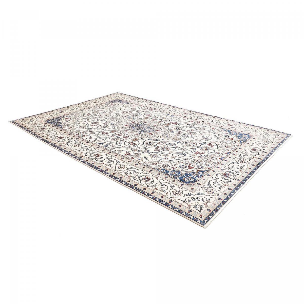 Tapis d'orient, motif oriental noué main en laine et soie