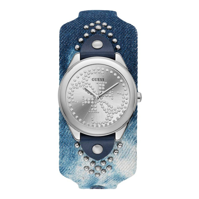 Reloj Guess W1141L1 Mujer Analogico Cuarzo con Correa de Textil/piel