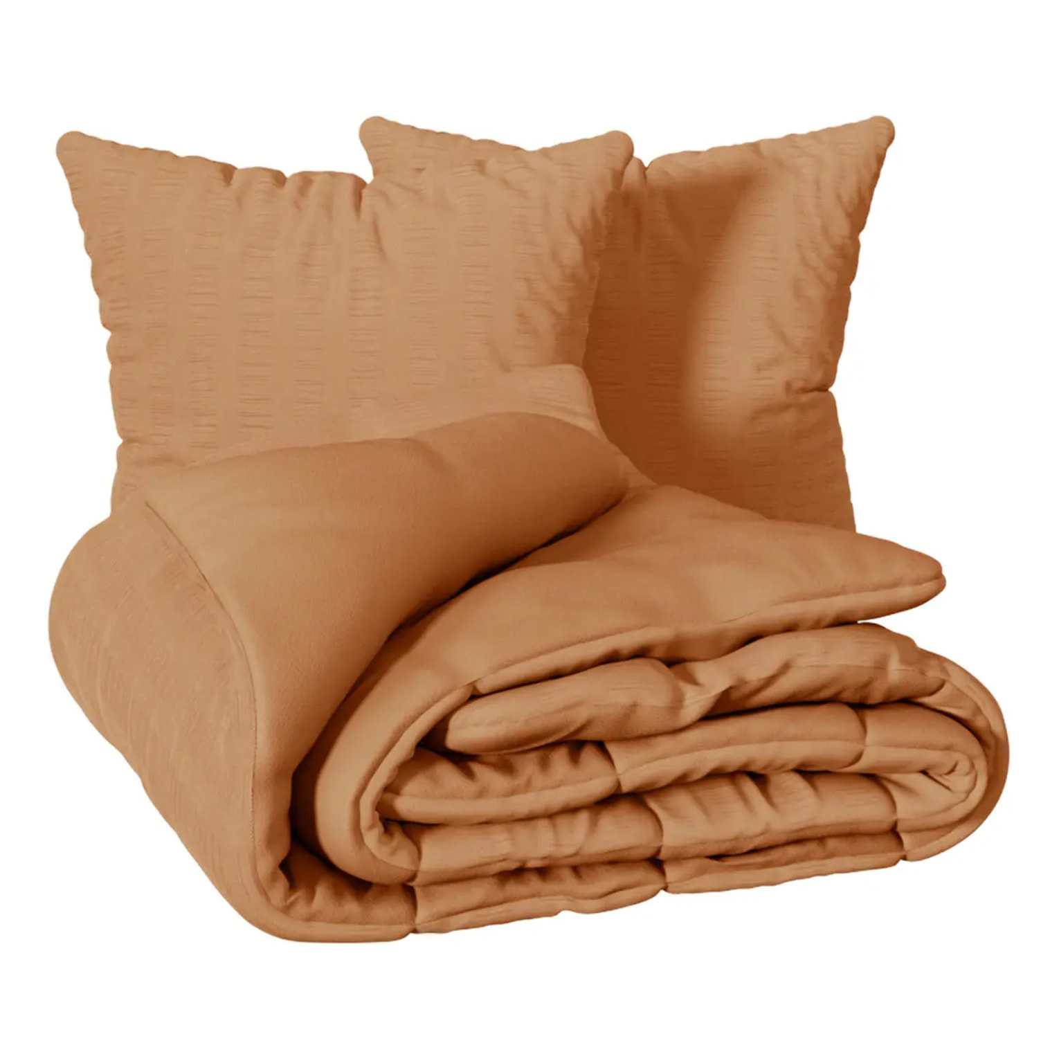Parure de lit Irhia 240x220cm terracotta