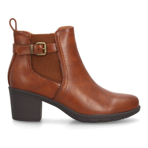 Botines Chelsea con hebilla decorativa