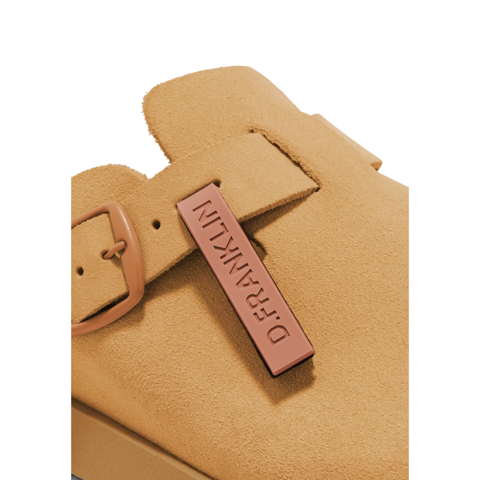 Sandalias Cerradas Vibe Clog Mujer Cierre Hebilla Tan