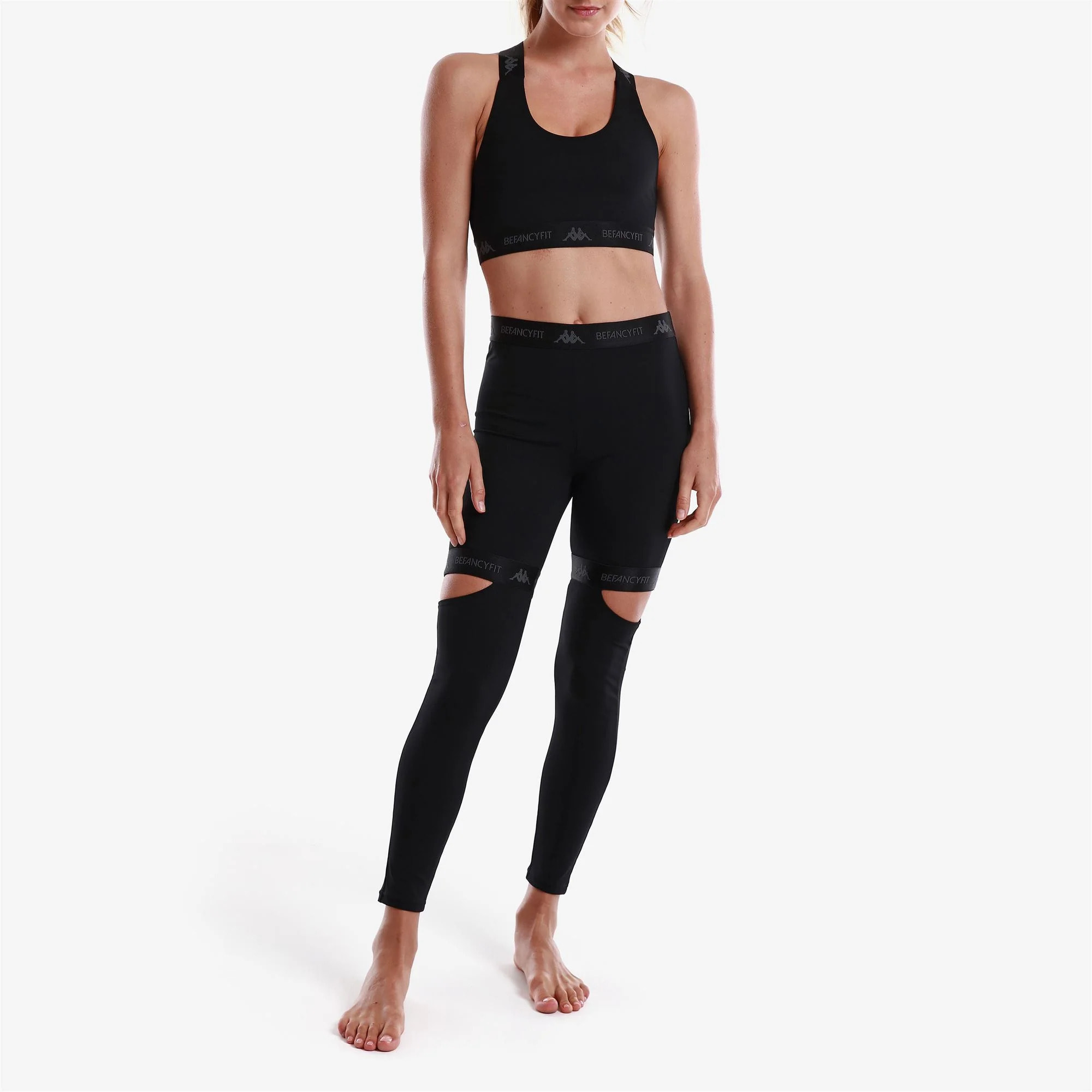 Kappa - Pantalones Mujer Negro - AUTHENTIC BEST