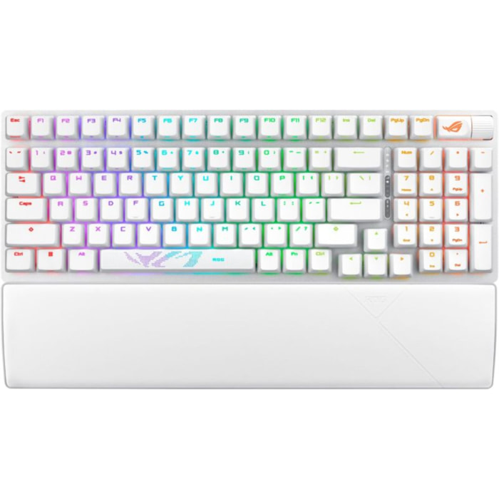 Clavier gamer sans fil ASUS ROG Strix Scope II 96 Wireless Blanc