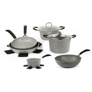 Set 8 pezzi Excelsa – Forn-Ok, Alluminio Grigio