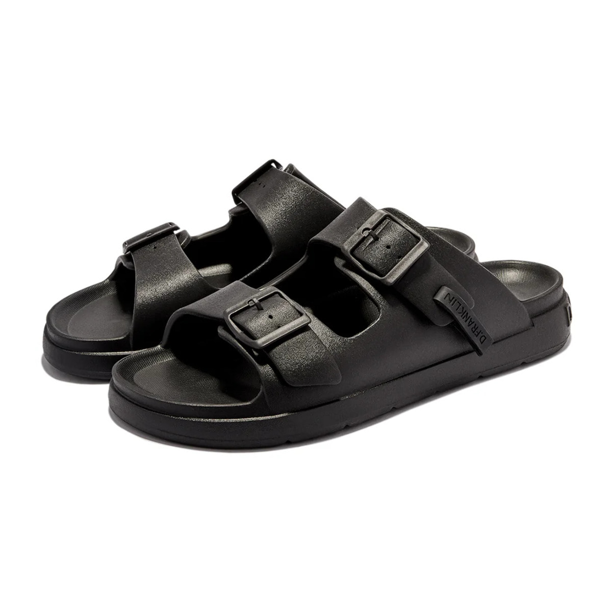 Sandalias Abiertas Unisex Hebilla Ajustable Vibe Total Negro