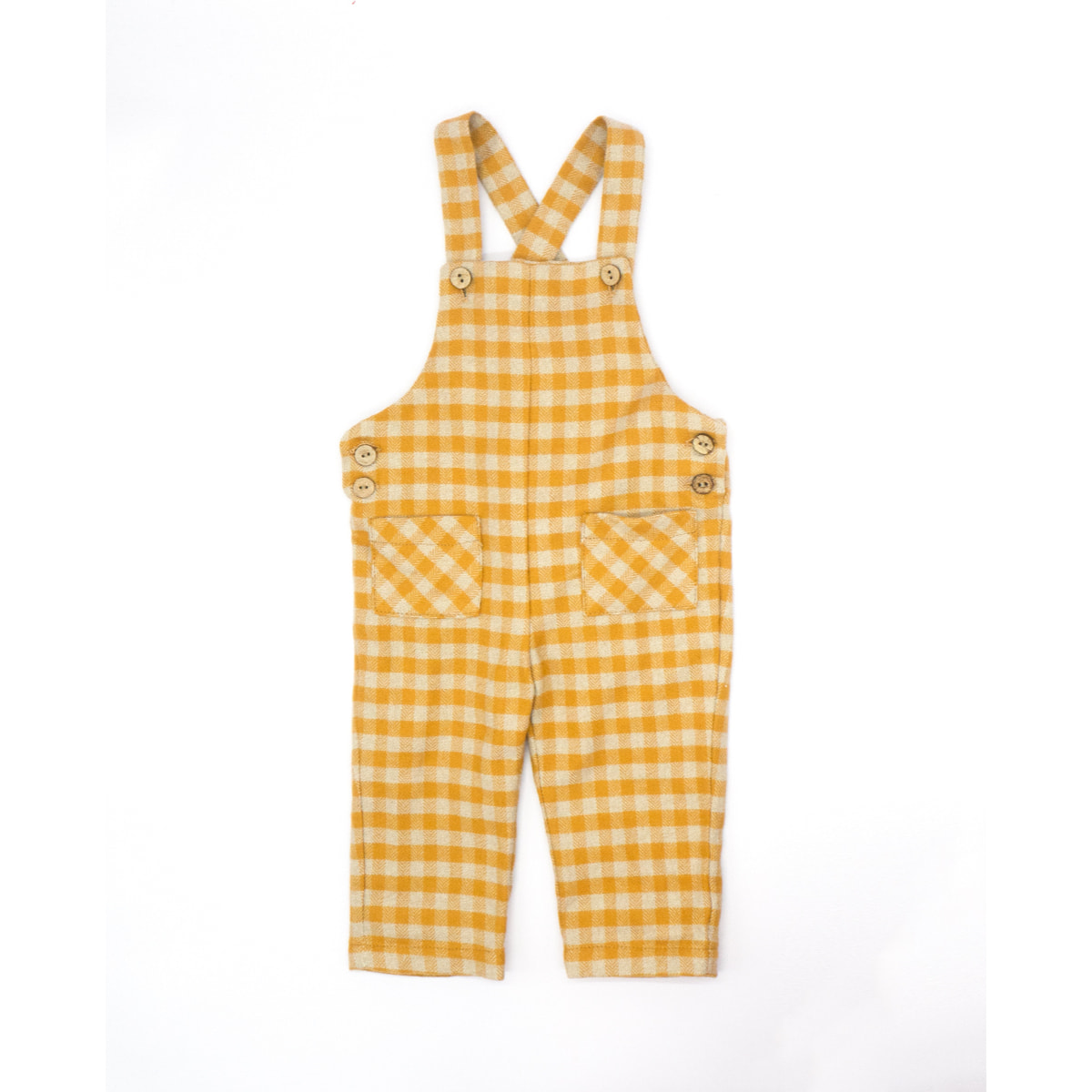 PETO CUADROS MOSTAZA