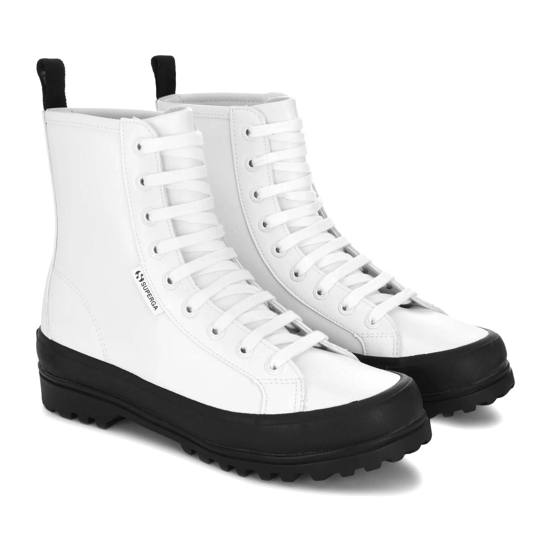 Superga - Botines Mujer Blanco - 2643 ALPINA VEGAN MATERIAL