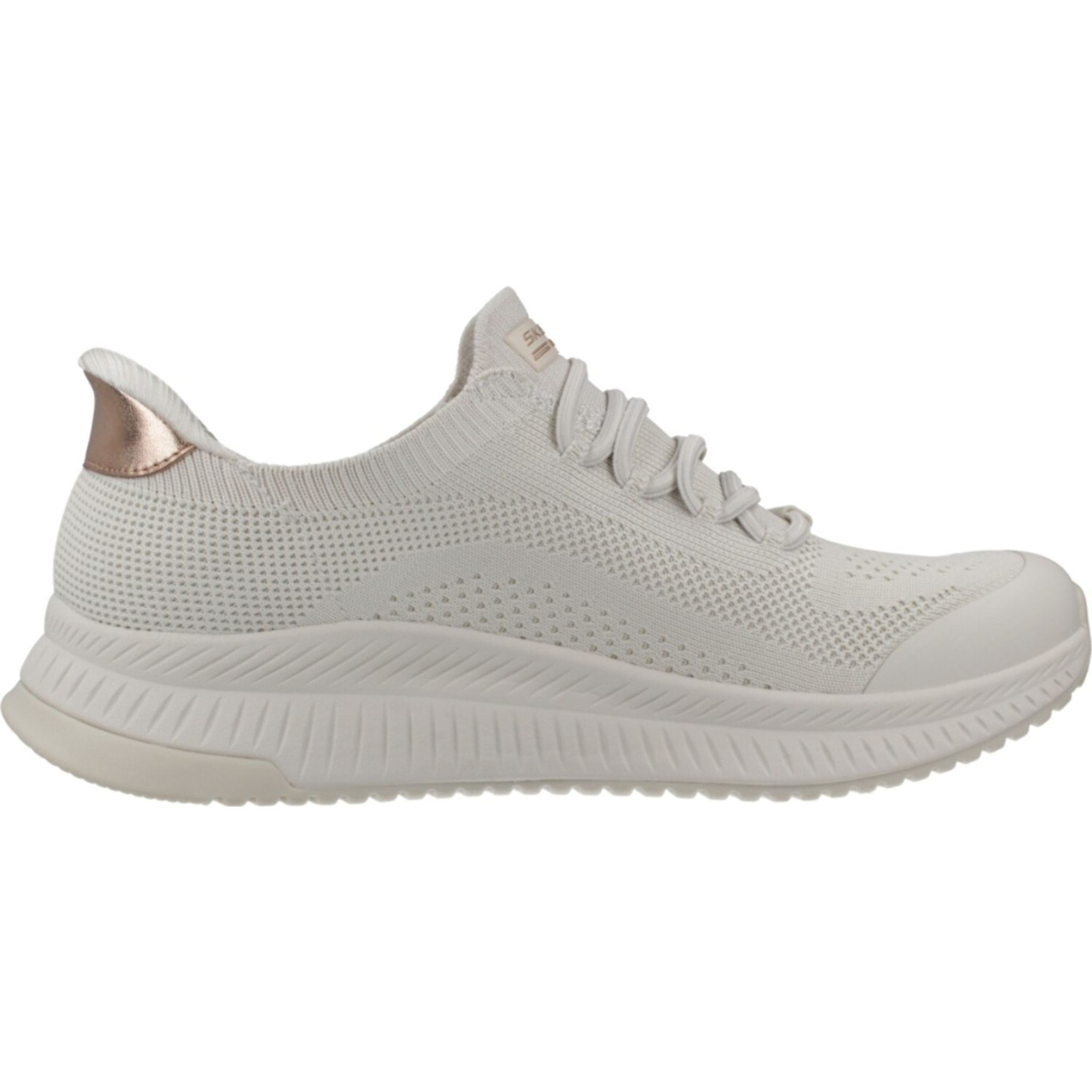 Sneakers De  Mujer Slip-ins Bobs Squad 4 Dire Step Blanco