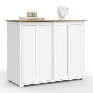 Buffet Jamy 2 portes blanc 100cm