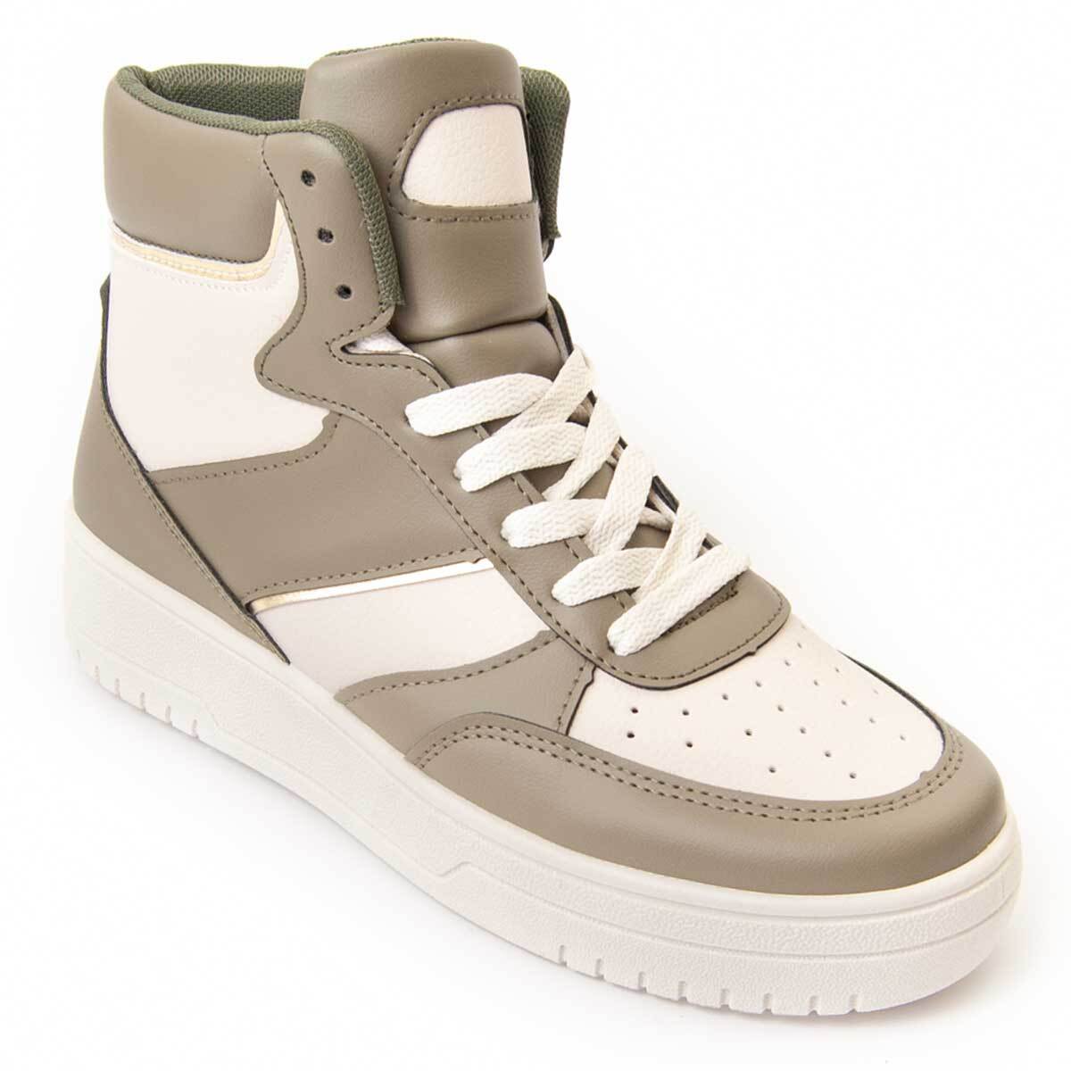 Sneaker De Plataforma - Verde - Altura: 5 Cm