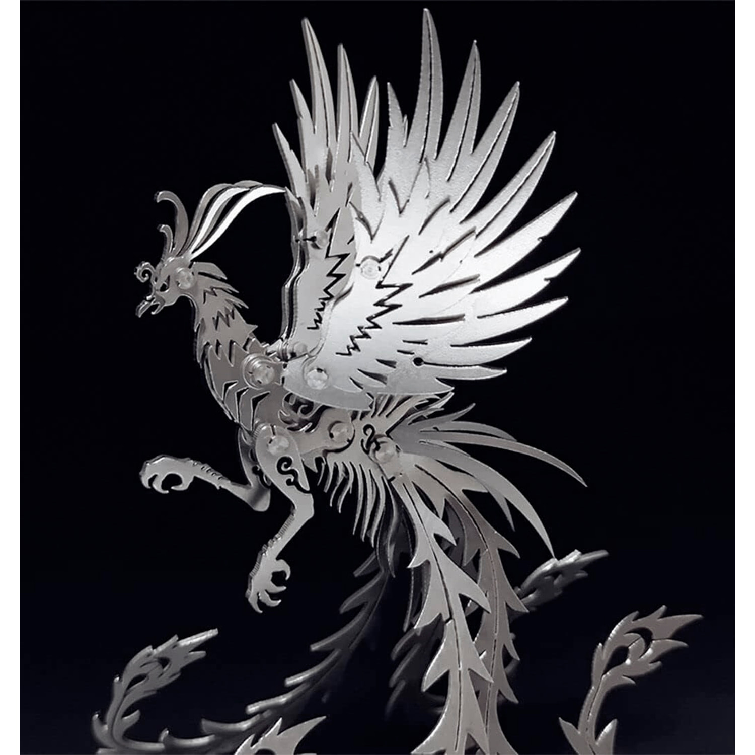 Maqueta 3D de acero inoxidable. Modelo Fénix.