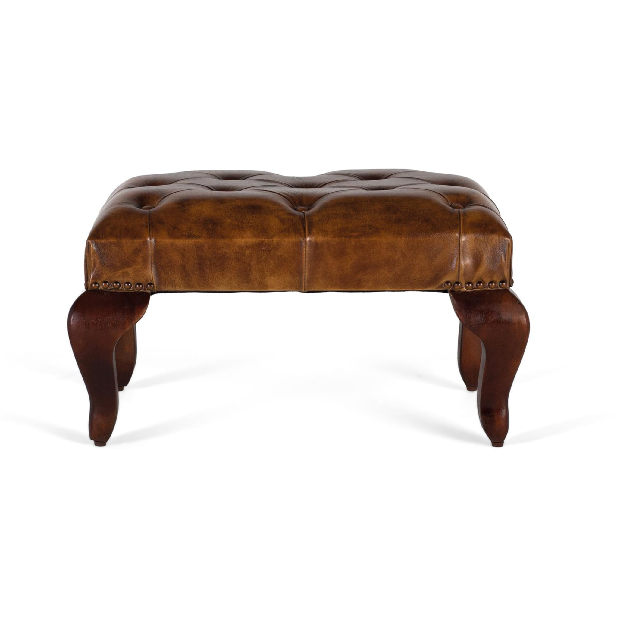 Banco de Madera de Acacia 61 Cm Estilo Vintage