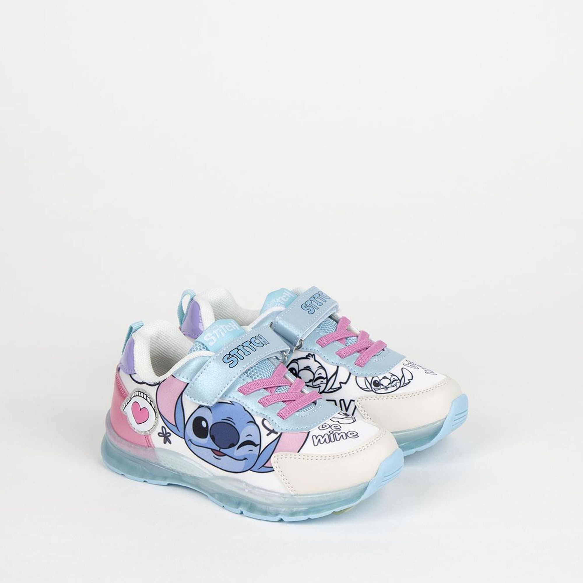 Deportiva Suela Tpr Con Luces Stitch