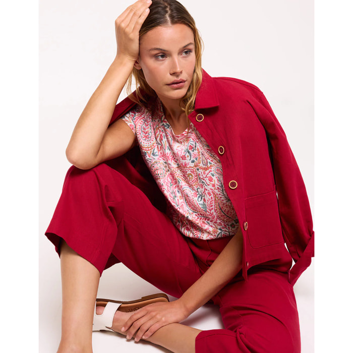 Pantalón Largo Rojo - Ribero