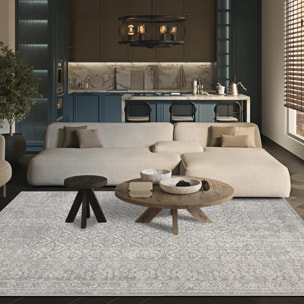 Tapis salon et chambre tissé motif ethnique PUKU