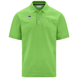 Polo Shirts Kappa Uomo Logo Holiver Mss Verde