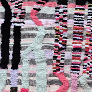 Authentique tapis berbère fait à la main en laine motif ethnic TOGO