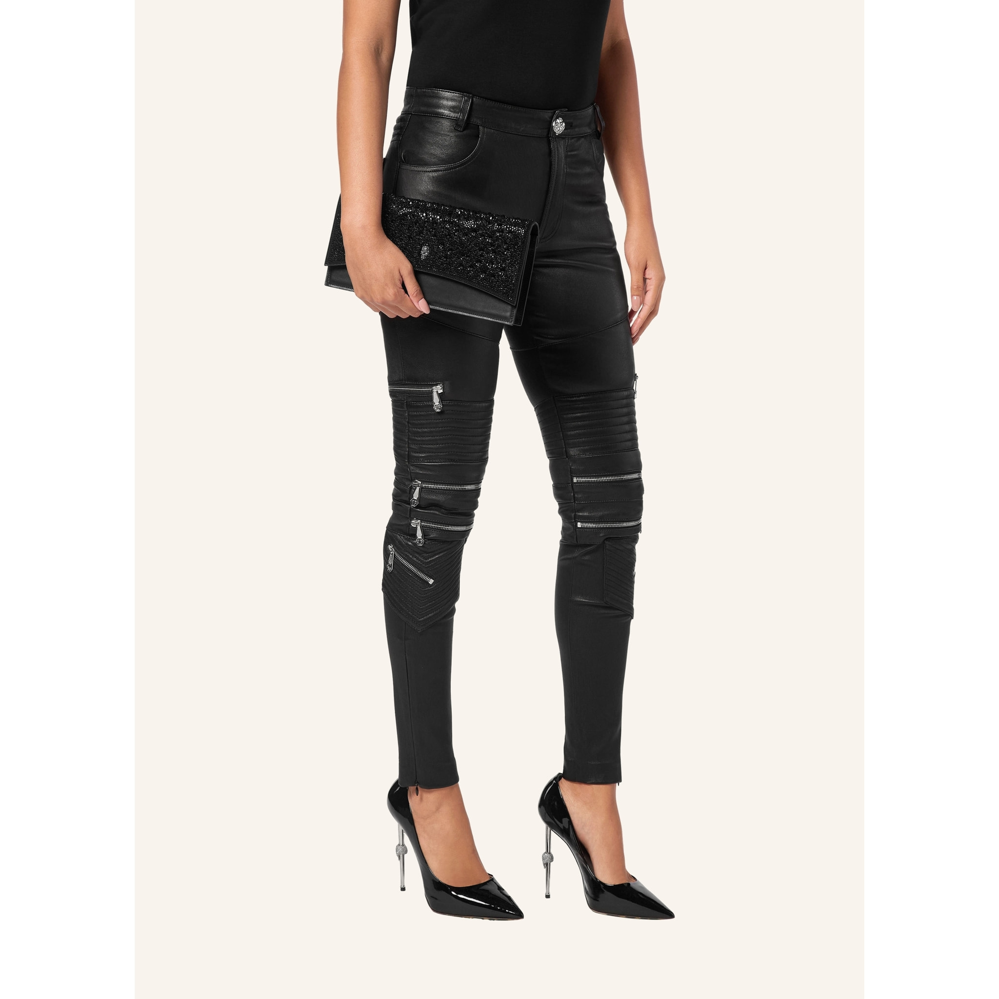 PHILIPP PLEIN Bolsa de asas SKULL