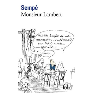 Sempé | Monsieur Lambert | Livre d'occasion