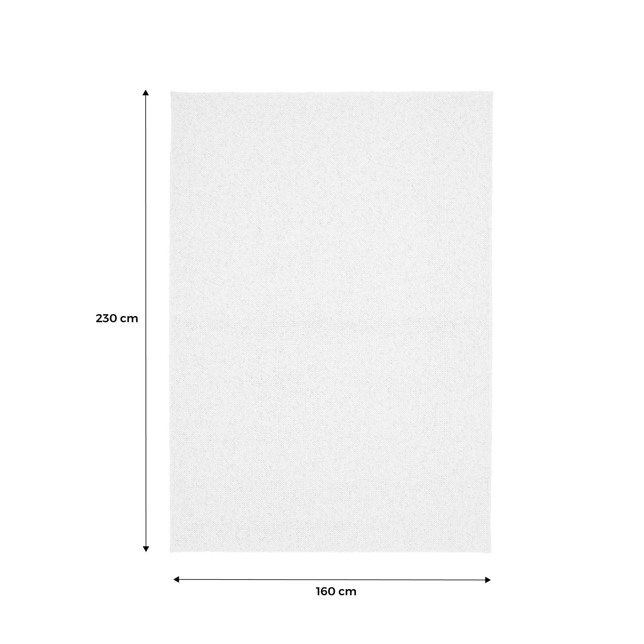 Tapis intérieur bouclette crème effet chiné WALTER