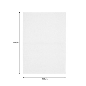 Tapis intérieur bouclette crème effet chiné WALTER