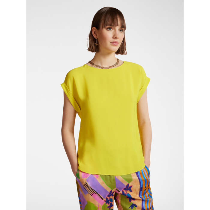 Elena Mirò - Blusa viscosa - Amarillo