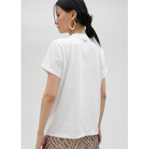 Maglietta leone con strass