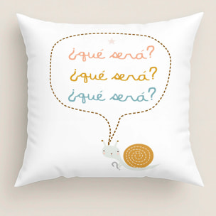 Funda de Cojín Estampado - Con Cremallera - Sin relleno - 100% Algodón - Veo Veo