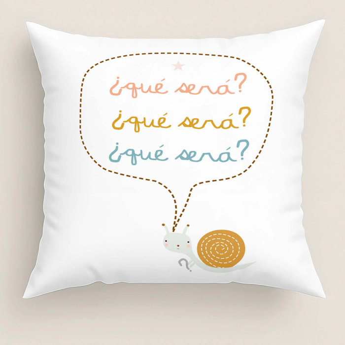 Funda de Cojín Estampado - Con Cremallera - Sin relleno - 100% Algodón - Veo Veo