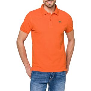 Polo Hot Buttered Stoney tinta unita arancione