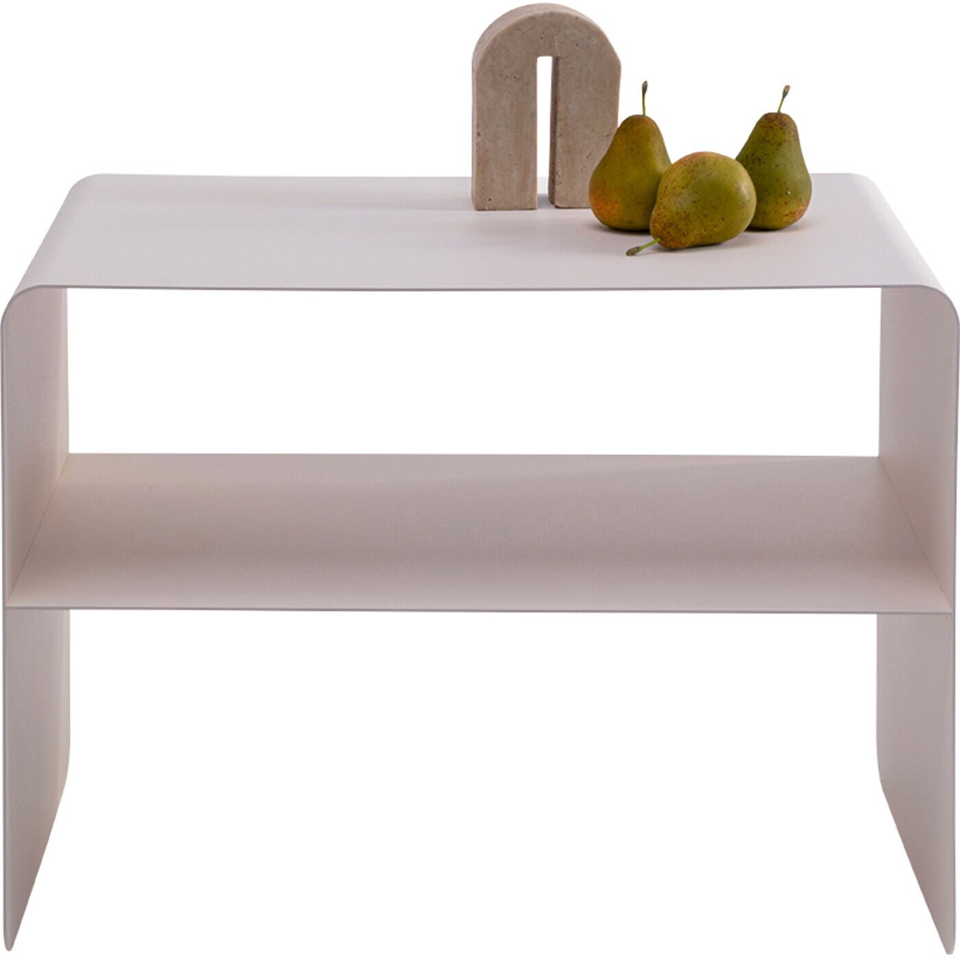 Table basse Lounge 58x37cm crème Kare Design