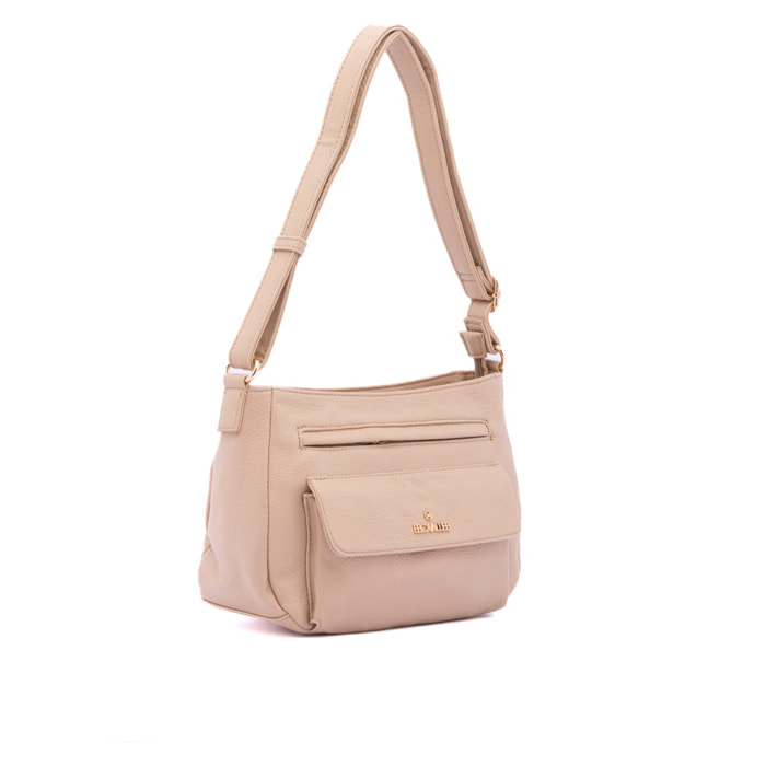 Borsa a spalla da donna - Modello False - Ecopelle - 28.0 x 20.0 x 13.0 cm
