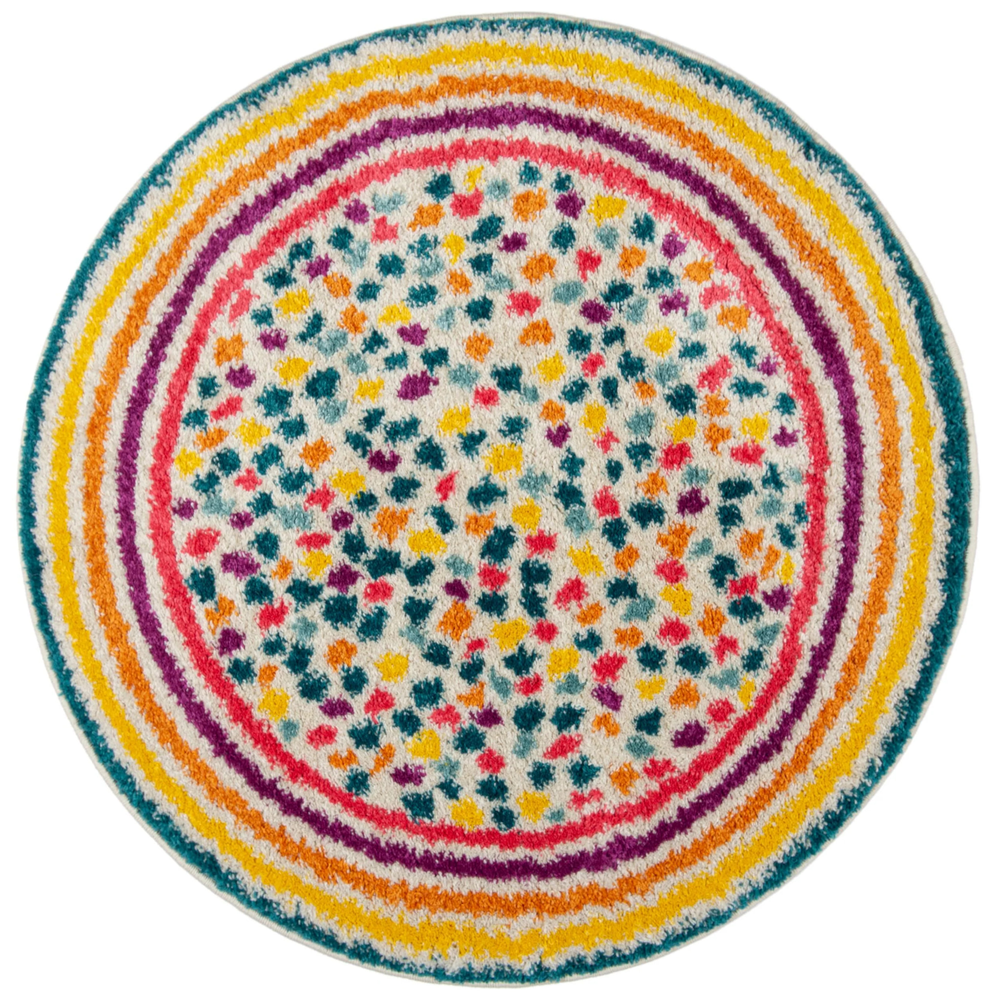Tapis rond RAINBOW