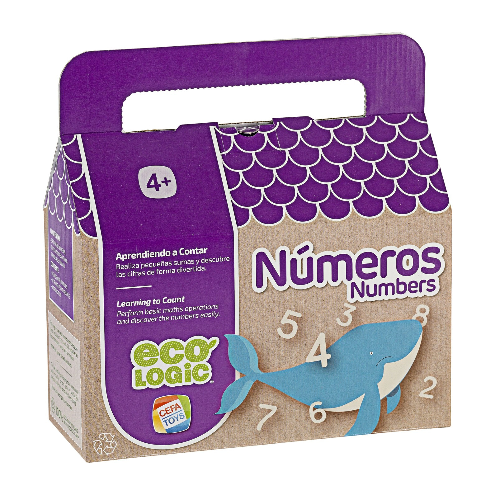 Juego educativo primer aprendizaje cefa toys eco logic numeros cefa toys