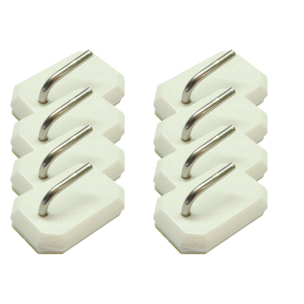 Ensemble de 8 crochets pour rideaux Fackelmann Tecno